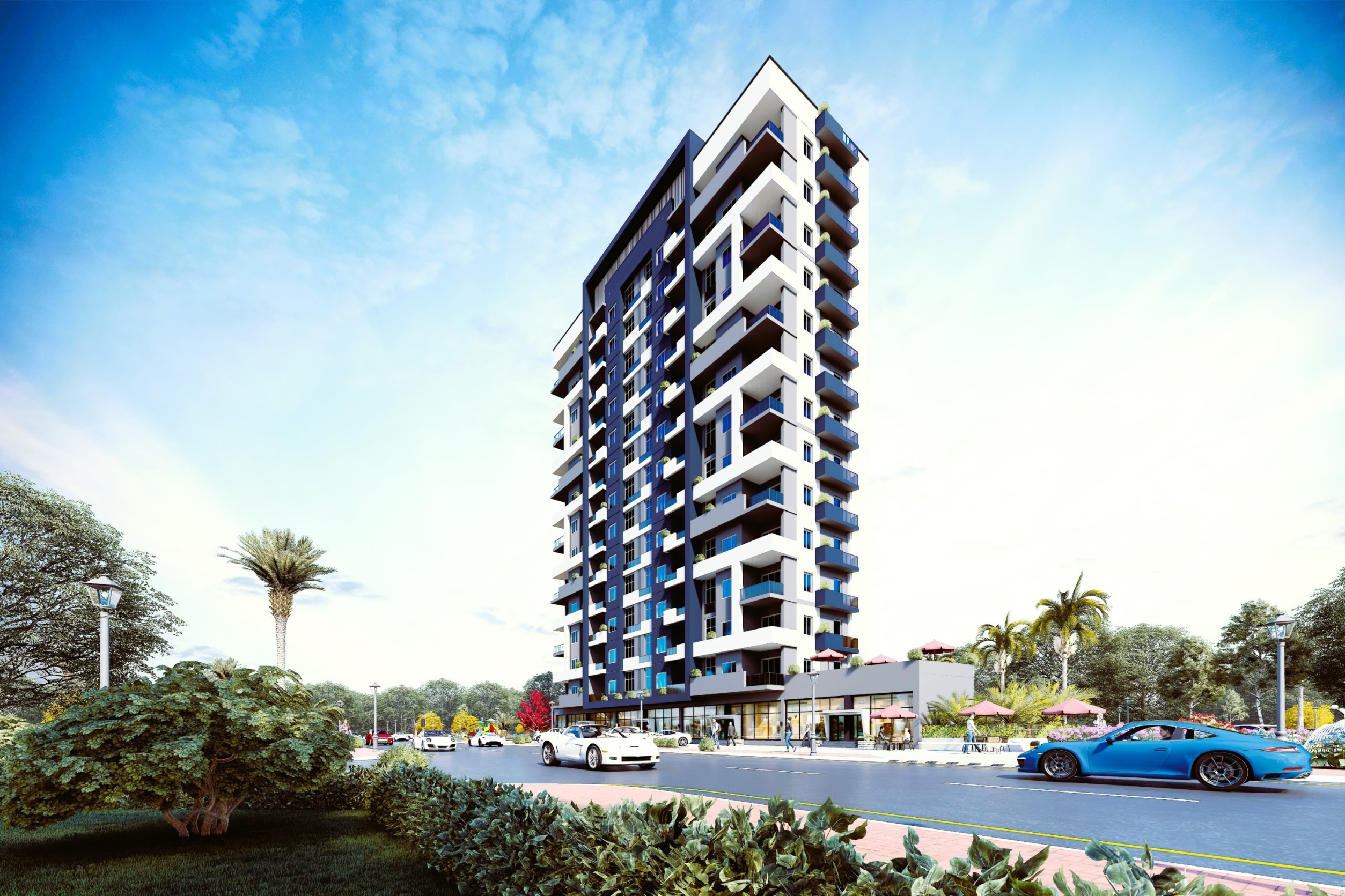 Image of Modern complex by the sea Teje